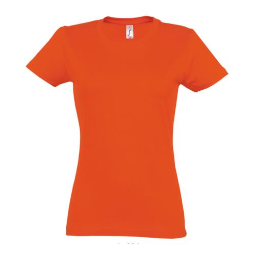 T-shirt col rond Femme IMPERIAL 100% coton semi-peigné 190g/m²